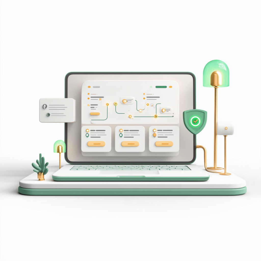 Ilustracja przedstawiająca laptopa